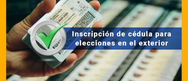 Inscripción de cédula de ciudadanía para las elecciones de 2026