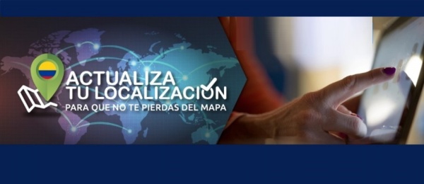 El Consulado de Colombia en Tokio invita a los connacionales a participar de la campaña "Actualiza tu localización: Para que no te pierdas del mapa" 