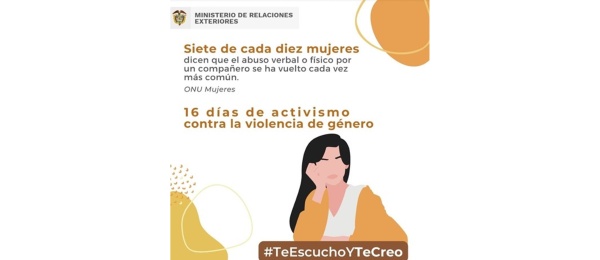 El Consulado de Colombia en Tokio invita a unirse a la campaña #TeEscuchoYTeCreo